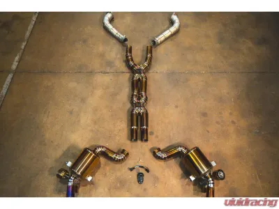 Valvetronic Designs Valved Sport Exhaust System Free FLow Race Pipes Ferrari California 4.3 V8 2008-2014 - FER.CALI.43.VSES.FF.TI