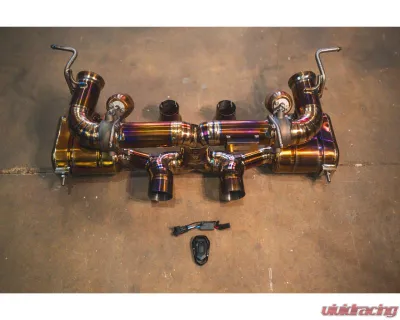 Valvetronic Designs Valved Sport Exhaust Catback System for Ferrari 458 Italia 2010-2015, Titanium - FER.458.VSES.TI