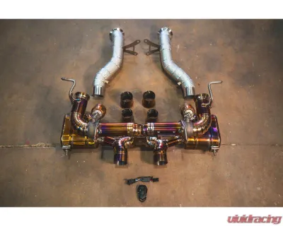 Valvetronic Designs Valved Sport Exhaust Catback System for Ferrari 458 Italia 2010-2015, Titanium - FER.458.VSES.TI