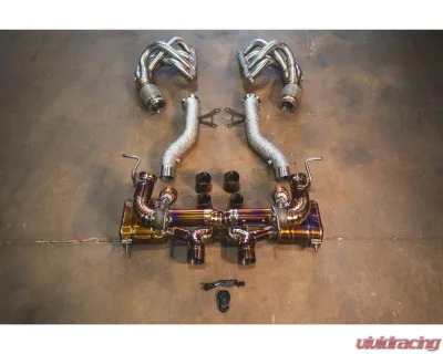 Valvetronic Designs Valved Sport Exhaust Catback System for Ferrari 458 Italia 2010-2015, Titanium - FER.458.VSES.TI