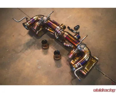 Valvetronic Designs Valved Sport Exhaust Catback System for Ferrari 458 Italia 2010-2015, Titanium - FER.458.VSES.TI