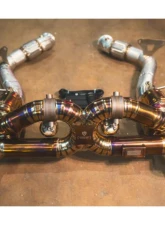 Valvetronic Designs Valved Sport Exhaust System for Ferrari 488 GTB | Pista 2016-2020, Titanium                                     - FER.488.VSES.TI - Image 10