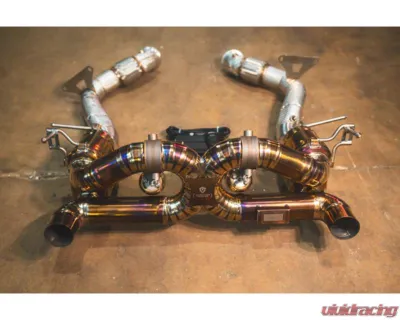 Valvetronic Designs Valved Sport Exhaust System for Ferrari 488 GTB | Pista 2016-2020, Titanium - FER.488.VSES.TI