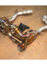 Valvetronic Designs Valved Sport Exhaust System for Ferrari 488 GTB | Pista 2016-2020, Titanium                                     - FER.488.VSES.TI - Image 2