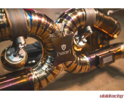 Valvetronic Designs Valved Sport Exhaust System for Ferrari 488 GTB | Pista 2016-2020, Titanium - FER.488.VSES.TI