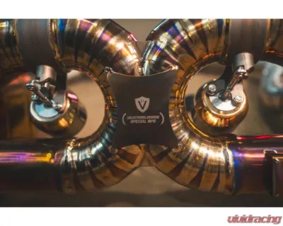 Valvetronic Designs Valved Sport Exhaust System for Ferrari 488 GTB | Pista 2016-2020, Titanium - FER.488.VSES.TI