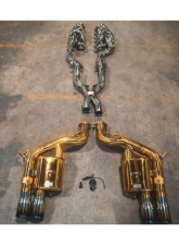 Valvetronic Designs Valved Exhaust System for Ferrari 599 F1 6AL-4V Titanium Race Package                                     - FER.599.VSES.FFH.TI - Image 10