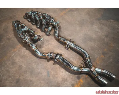 Valvetronic Designs Valved Exhaust System for Ferrari 599 F1 6AL-4V Titanium Race Package - FER.599.VSES.FFH.TI