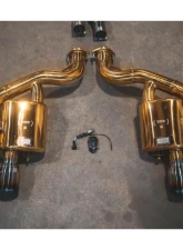 Valvetronic Designs Valved Exhaust System for Ferrari 599 F1 6AL-4V Titanium Race Package                                     - FER.599.VSES.FFH.TI - Image 2