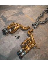 Valvetronic Designs Valved Exhaust System for Ferrari 599 F1 6AL-4V Titanium Race Package                                     - FER.599.VSES.FFH.TI - Image 3