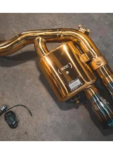 Valvetronic Designs Valved Exhaust System for Ferrari 599 F1 6AL-4V Titanium Race Package                                     - FER.599.VSES.FFH.TI - Image 5