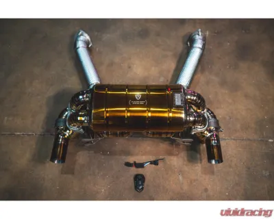 Valvetronic Designs Valved Exhaust System for Ferrari 599 F1 6AL-4V Titanium Race Package - FER.599.VSES.FFH.TI