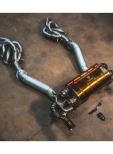 Valvetronic Designs Valved Exhaust System for Ferrari 599 F1 6AL-4V Titanium Race Package                                     - FER.599.VSES.FFH.TI - Image 8