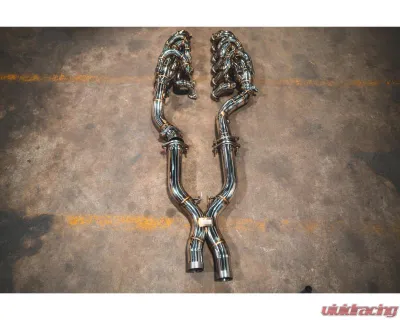 Valvetronic Designs Valved Exhaust System for Ferrari 599 F1 6AL-4V Titanium Race Package - FER.599.VSES.FFH.TI