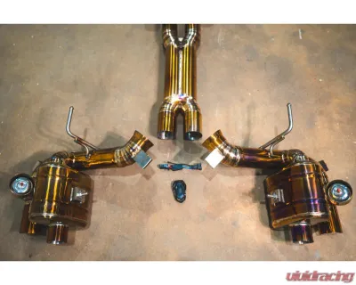 Valvetronic Designs Valved Sport Exhaust Catback System for Ferrari F12 | 812 2014-2023 - FER.F12.VSES.TI
