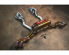Valvetronic Designs Valved Sport Exhaust System for Ferrari F430 2004-2008, Titanium