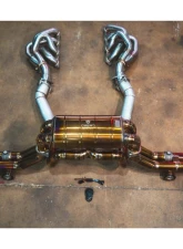 Valvetronic Designs Valved Sport Exhaust System for Ferrari F430 2004-2008, Titanium                                     - FER.F430.VSES.FFH.TI - Image 7