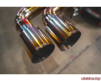 Valvetronic Designs Valved Sport Exhaust System for Ferrari F430 2004-2008, Titanium - FER.F430.VSES.FFH.TI