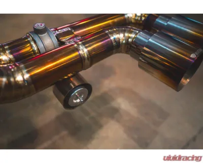 Valvetronic Designs Valved Sport Exhaust System for Ferrari F430 2004-2008, Titanium - FER.F430.VSES.FFH.TI