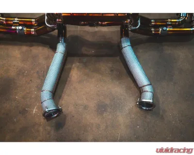 Valvetronic Designs Valved Sport Exhaust System for Ferrari F430 2004-2008, Titanium - FER.F430.VSES.FFH.TI