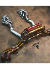 Valvetronic Designs Valved Sport Exhaust System for Ferrari F430 2004-2008, Titanium                                     - FER.F430.VSES.FFH.TI - Image 7