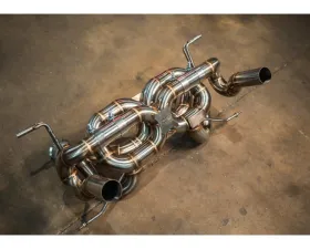 Valvetronic Designs Stainless Steel T304 True F1 Non Valved Catback Exhaust System Race Free Flow Headers Lamborghini Huracan Performante | EVO | STO | Tecnica 2019-2024