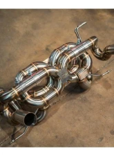 Valvetronic Designs Stainless Steel T304 True F1 Non Valved Catback Exhaust System Race Free Flow Headers Lamborghini Huracan Performante | EVO | STO | Tecnica 2019-2024                                     - LAM.STO.F1.FFH.BR - Image 11