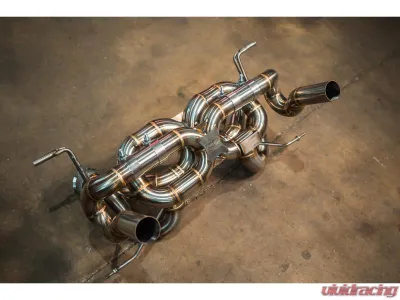 Valvetronic Designs Stainless Steel T304 True F1 Non Valved Catback Exhaust System Race Free Flow Headers Lamborghini Huracan Performante | EVO | STO | Tecnica 2019-2024 - LAM.STO.F1.FFH.BR