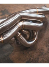 Valvetronic Designs Stainless Steel T304 True F1 Non Valved Catback Exhaust System Race Free Flow Headers Lamborghini Huracan Performante | EVO | STO | Tecnica 2019-2024                                     - LAM.STO.F1.FFH.BR - Image 11