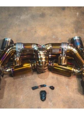 Valvetronic Designs Stainless Steel T304 True F1 Non Valved Catback Exhaust System Race Free Flow Headers Lamborghini Huracan Performante | EVO | STO | Tecnica 2019-2024                                     - LAM.STO.F1.FFH.BR - Image 3
