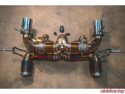 Valvetronic Designs Stainless Steel T304 True F1 Non Valved Catback Exhaust System Race Free Flow Headers Lamborghini Huracan Performante | EVO | STO | Tecnica 2019-2024 - LAM.STO.F1.FFH.BR