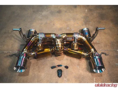 Valvetronic Designs 6AL-4V Titanium Stainless Steel T304 True F1 Non Valved Catback Exhaust System Lamborghini Huracan Performante | EVO | STO | Tecnica 2019-2024 - LAM.STO.F1.TI