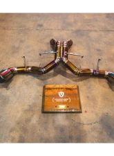 Valvetronic Designs Titanium Race Exhaust System w/ Free Flow Race Front Pipes Mclaren 570S | 540C | 620R 2015-2022                                     - MAC.570S.F1.FF.TI - Image 7