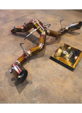 Valvetronic Designs Titanium Race Exhaust System w/ Free Flow Race Front Pipes Mclaren 570S | 540C | 620R 2015-2022                                     - MAC.570S.F1.FF.TI - Image 2