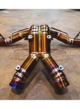 Valvetronic Designs Titanium Race Exhaust System w/ Free Flow Race Front Pipes Mclaren 570S | 540C | 620R 2015-2022                                     - MAC.570S.F1.FF.TI - Image 5