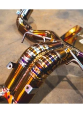 Valvetronic Designs Titanium Race Exhaust System w/ Free Flow Race Front Pipes Mclaren 570S | 540C | 620R 2015-2022                                     - MAC.570S.F1.FF.TI - Image 6