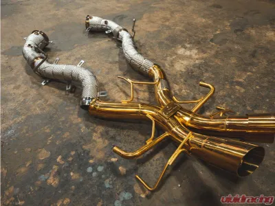 Valvetronic Designs Sport Exhaust System RACE free flow front pipes Mclaren P1 2014-2015 - MAC.P1.VSES.FF.AG