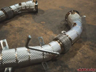 Valvetronic Designs Sport Exhaust System RACE free flow front pipes Mclaren P1 2014-2015 - MAC.P1.VSES.FF.AG