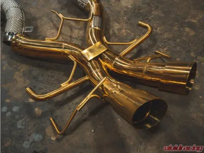 Valvetronic Designs Sport Exhaust System RACE free flow front pipes Mclaren P1 2014-2015 - MAC.P1.VSES.FF.AG