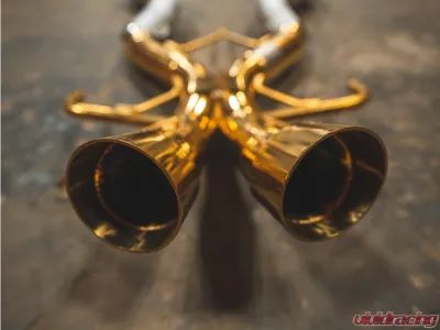 Valvetronic Designs Sport Exhaust System RACE free flow front pipes Mclaren P1 2014-2015 - MAC.P1.VSES.FF.AG