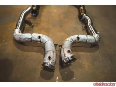 Valvetronic Designs Valved Sport Exhaust System Free Flow Race Downpipes Mercedes-Benz AMG GLE63 | S 2015-2025 - MER.AMG.GLE63.VSES.FF.TI