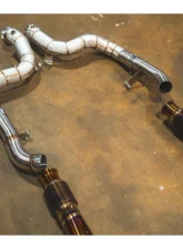 Valvetronic Designs Valved Sport Exhaust System Free Flow Race Downpipes Mercedes-Benz AMG GLE63 | S 2015-2025                                     - MER.AMG.GLE63.VSES.FF.TI - Image 13