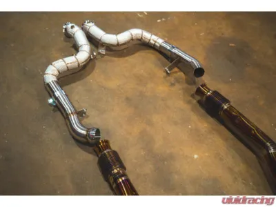 Valvetronic Designs Valved Sport Exhaust System Free Flow Race Downpipes Mercedes-Benz AMG GLE63 | S 2015-2025 - MER.AMG.GLE63.VSES.FF.TI