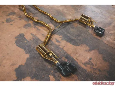 Valvetronic Designs Grade 5 Titanium Valved Sport Exhaust System Free Flow Race Front Pipes Mercedes-Benz E63 AMG W212 2009-2013 - MER.W212.E63.VSES.FF.TI