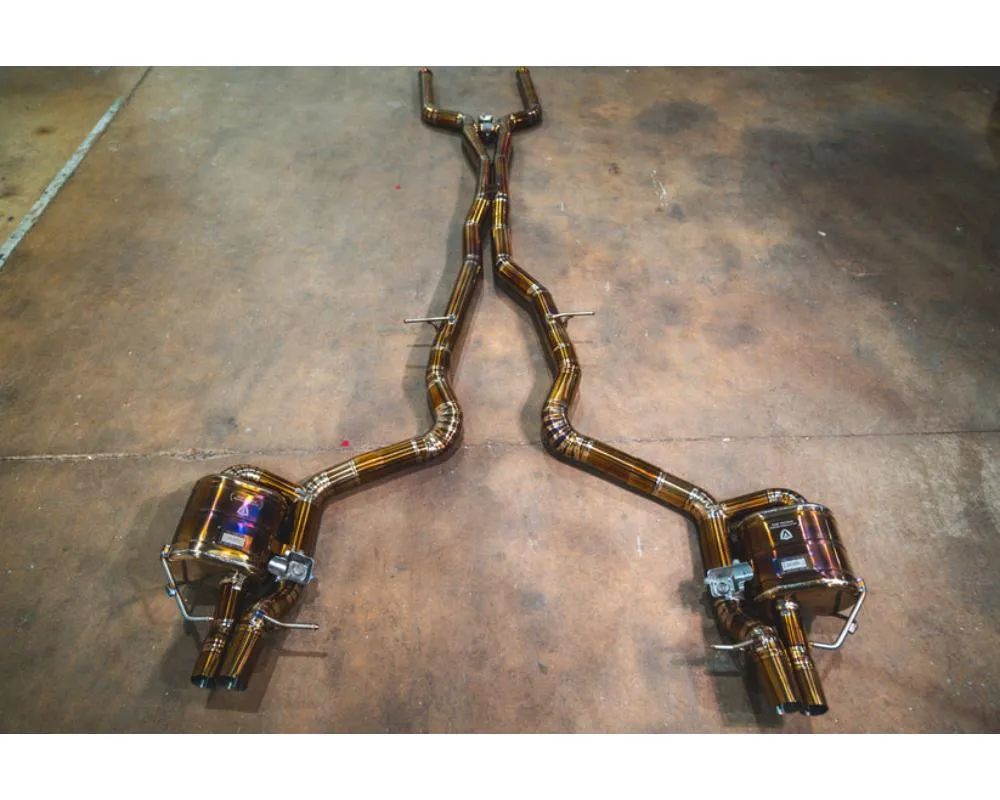 Valvetronic Designs Valved Sport Exhaust System w/ Free Flow Race Front Pipes Mercedes W213 E63 AMG 2018-2024 - MER.W213.E63.VSES.FF.AG