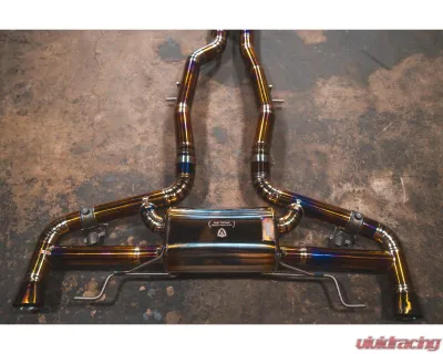 Valvetronic Designs Full Titanium Exhaust System for Mercedes AMG GLC 63/S 2018-2021 - MER.AMG.GLC63.VSES.TI