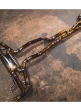 Valvetronic Designs Full Titanium Exhaust System for Mercedes AMG GLC 63/S 2018-2021                                     - MER.AMG.GLC63.VSES.TI - Image 5