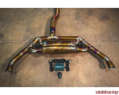Valvetronic Designs Valved Sport Exhaust System for Mercedes CLA45 2013-2018, Titanium - MER.CLA45.VSES.TI