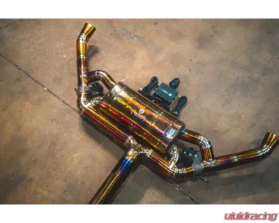 Valvetronic Designs Valved Sport Exhaust System for Mercedes CLA45 2013-2018, Titanium - MER.CLA45.VSES.TI