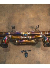Valvetronic Designs Titanium Valved Sport Exhaust System Porsche 718 GT4 | Boxter Spyder 2020+                                     - POR.718.GT4.VSES.TI - Image 12